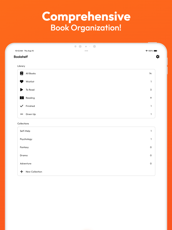 Reading Log Bookshelf Tracker screenshot 9