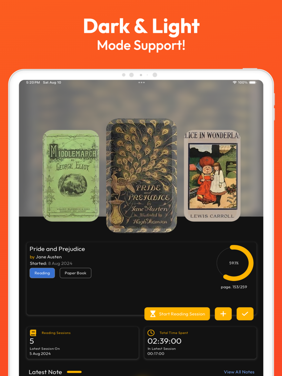 Reading Log Bookshelf Tracker screenshot 1