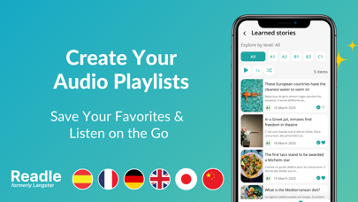 Readle: Learn Languages Daily screenshot 4