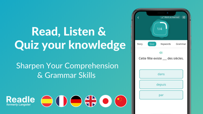 Readle: Learn Languages Daily screenshot 2