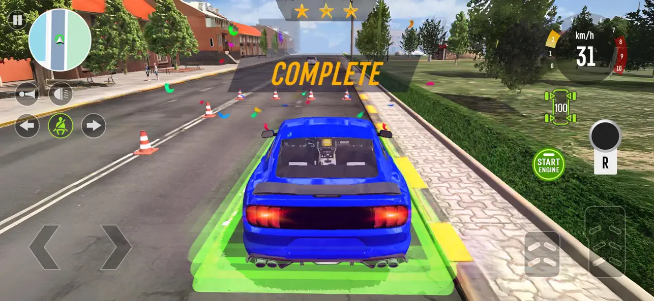 Real Car Driving: School Game screenshot 2