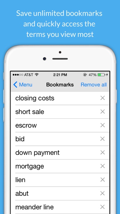 Real Estate Dictionary screenshot 1