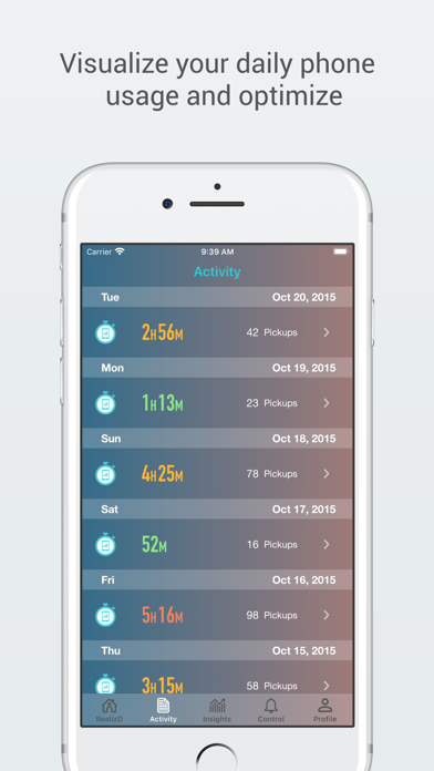 RealizD - Screen Time Tracker screenshot 4