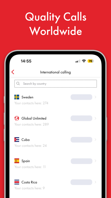 Rebtel: Top-ups And Calls screenshot 2