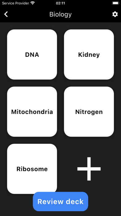 Recall - Efficient Flashcards screenshot 2