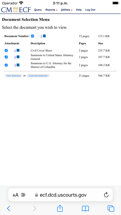 RECAP Uploader screenshot 1