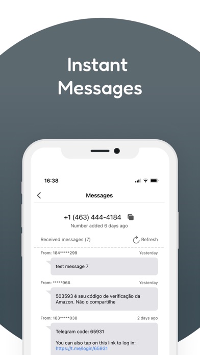 Receive SMS Online 2nd Number screenshot 2