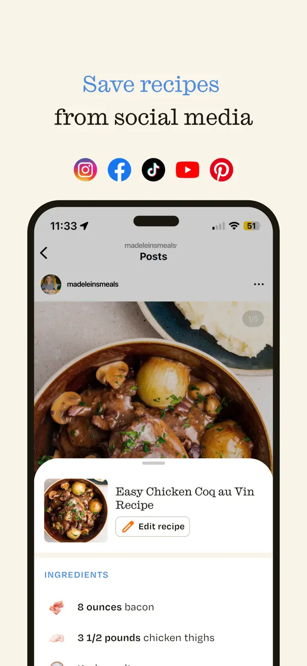 ReciMe: Recipes & Meal Planner screenshot 2
