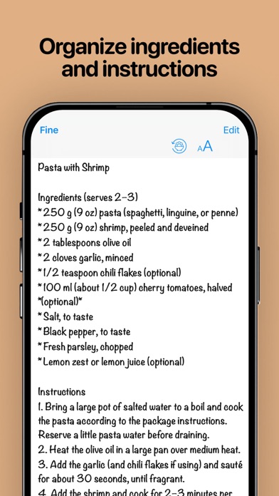 Recipe Gallery - Cook Book screenshot 1