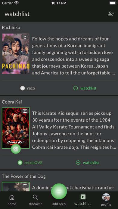 reco - What to Watch screenshot 1