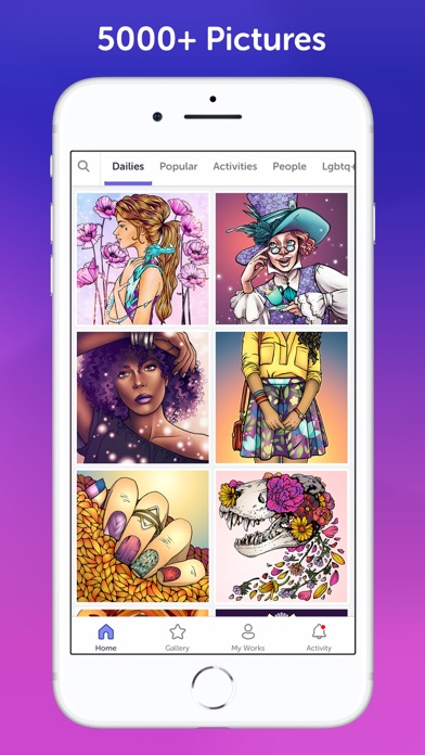 Recolor: Adult Coloring Book screenshot 2