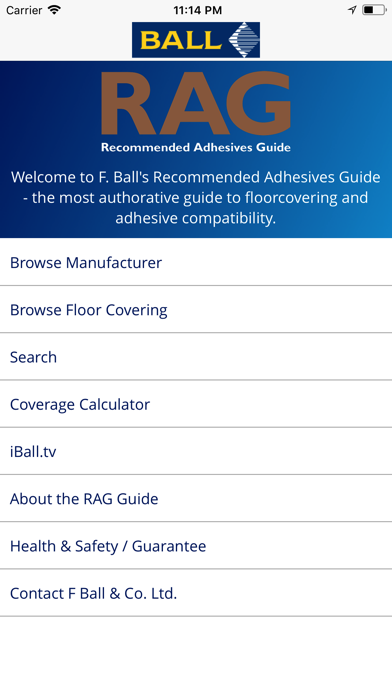 Recommended Adhesives Guide screenshot 4