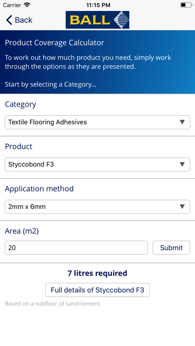 Recommended Adhesives Guide screenshot 1