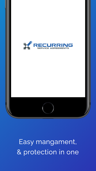 Recurring Service Agreements screenshot 3