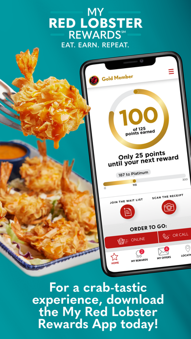 Red Lobster Dining Rewards App screenshot 3