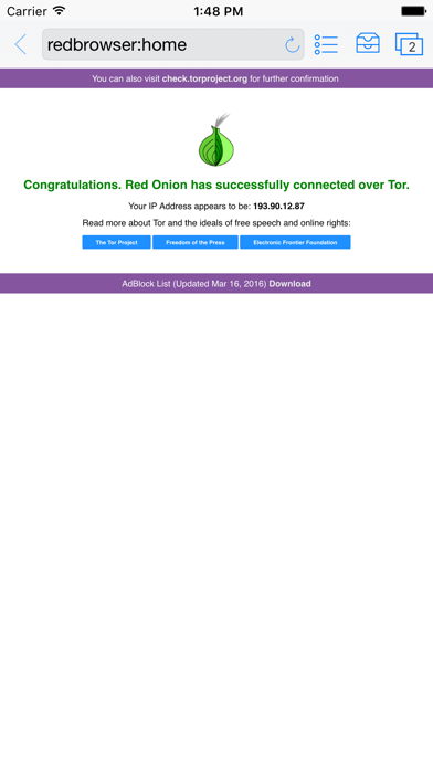 Red Onion - Darknet Browser screenshot 5