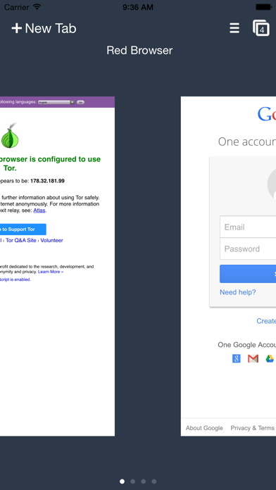 Red Onion - Darknet Browser screenshot 4
