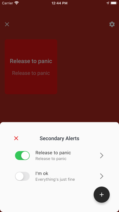 Red Panic Button screenshot 2