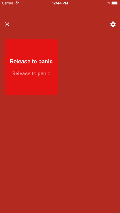 Red Panic Button screenshot 1