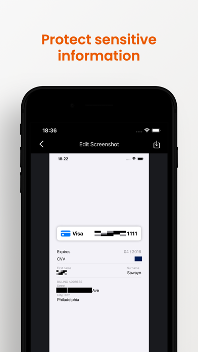 Redact Screenshot - Blur Text screenshot 5