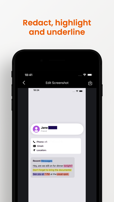 Redact Screenshot - Blur Text screenshot 4