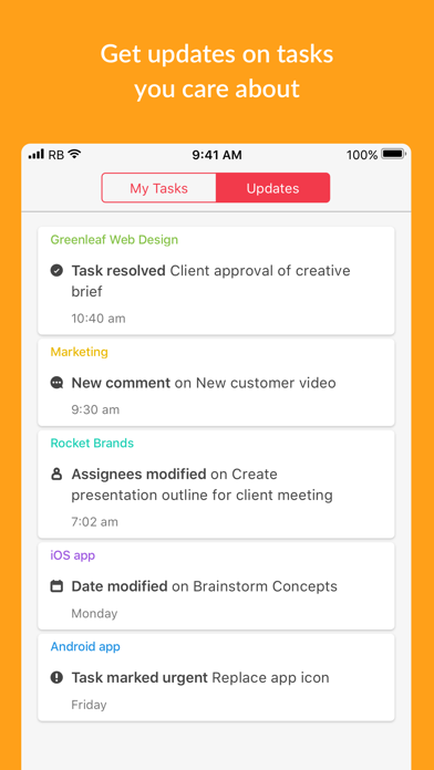 Redbooth screenshot 3