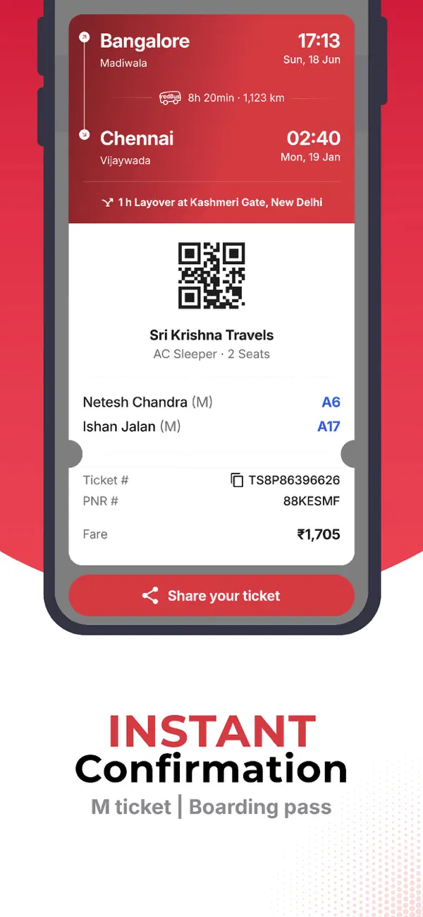 redBus: Bus, Train Booking App screenshot 2