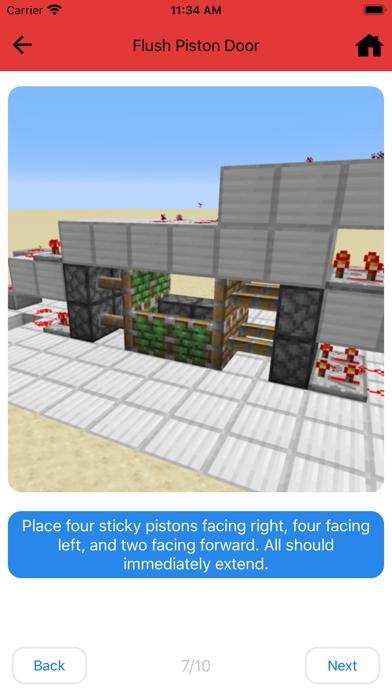 Redstone Guide - for Minecraft screenshot 2