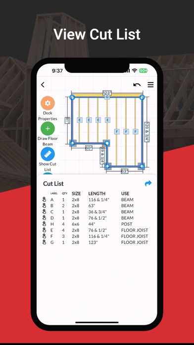 RedX Decks - 3D Deck Builder screenshot 2