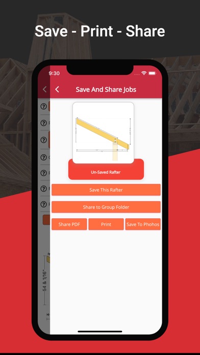 RedX Roof - Rafter Calculator screenshot 2