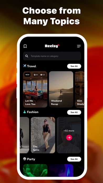 Reelsy Reel Maker IG Templates screenshot 1