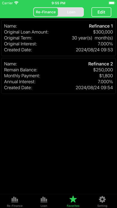 Refinance-Home Loan Calculator screenshot 1
