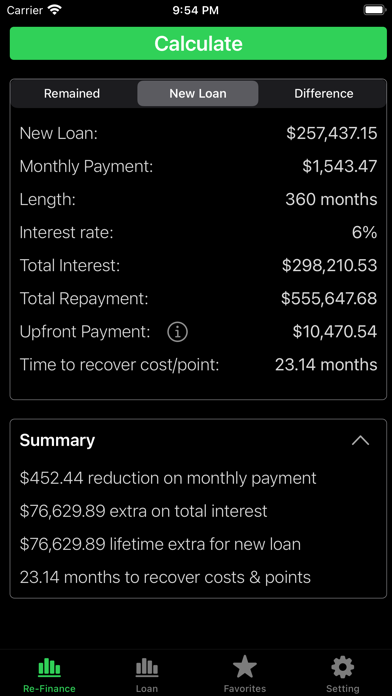 Refinance-Home Loan Calculator screenshot 5