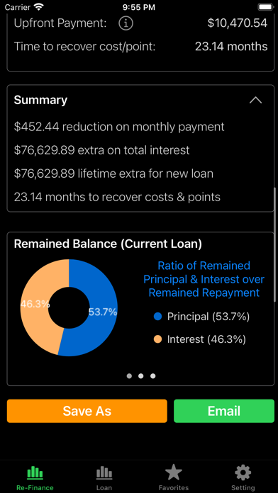 Refinance-Home Loan Calculator screenshot 3