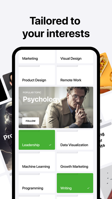 Refind – Brain food, daily screenshot 2