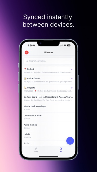 Reflect Notes screenshot 1