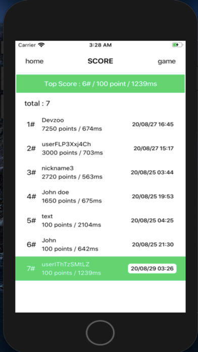 ReflexChallengeGame screenshot 2