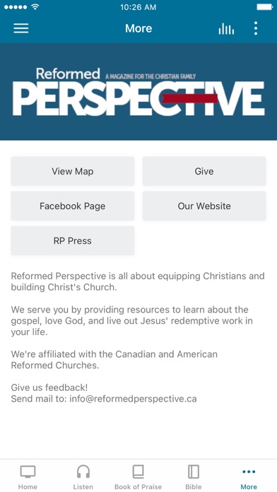 Reformed Perspective screenshot 1