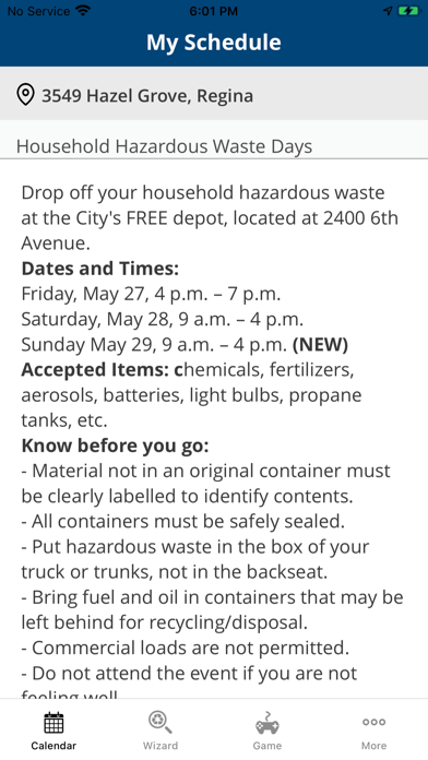 Regina Waste screenshot 3