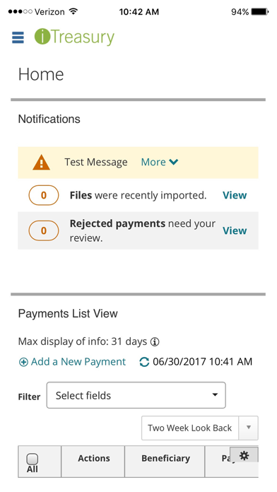 Regions iTreasury Mobile screenshot 4