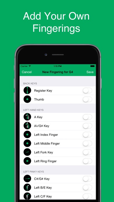 Register - Clarinet Fingerings screenshot 4