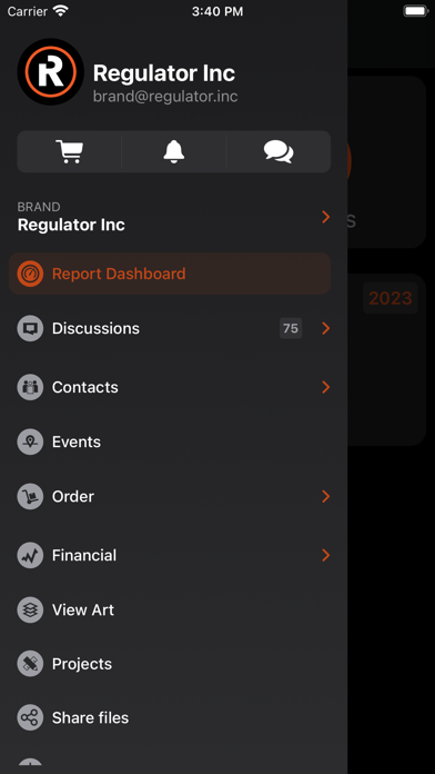 Regulator screenshot 1