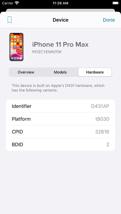 Reincubate Lookup screenshot 1