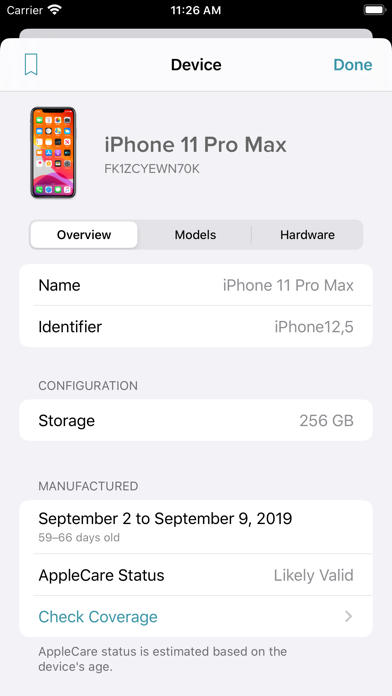 Reincubate Lookup screenshot 5