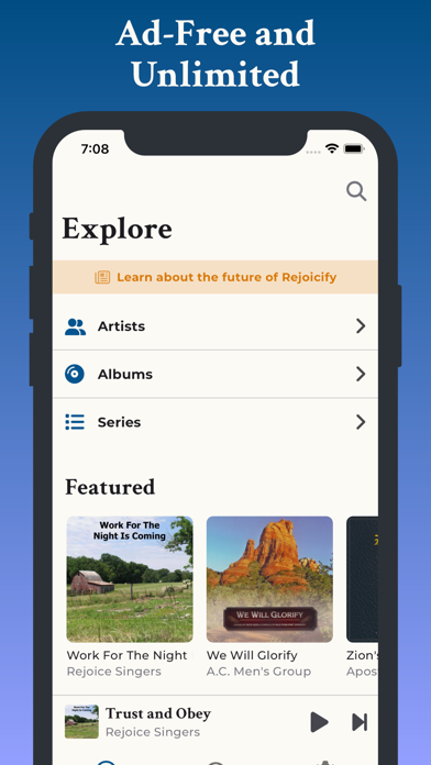 Rejoicify: Gospel Music screenshot 4