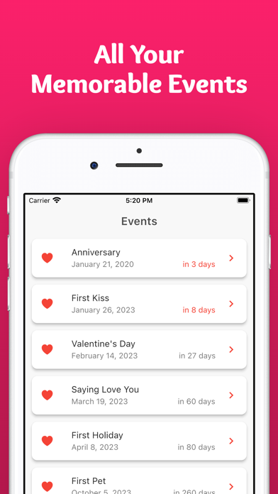 Relationship Tracker° screenshot 2