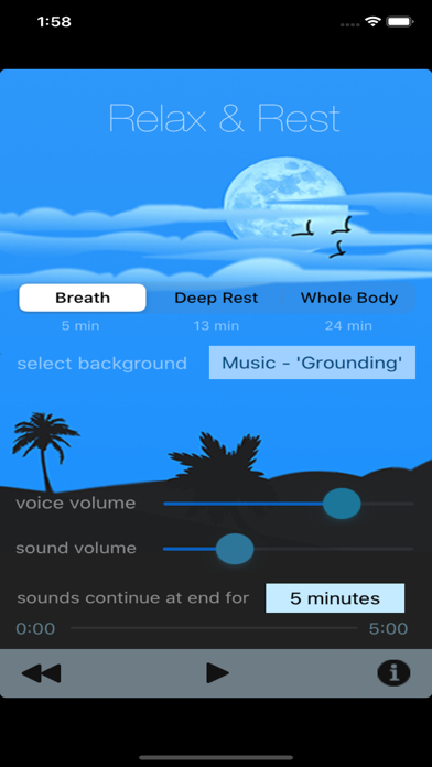 Relax & Rest Guided Meditation screenshot 1