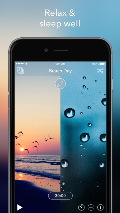Relax Sounds - Relaxing Nature & Ambient Melodies - Help for Better Sleep, Baby Calming, White Noise, Meditation & Yoga screenshot 1