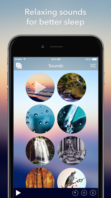 Relax Sounds - Relaxing Nature & Ambient Melodies - Help for Better Sleep, Baby Calming, White Noise, Meditation & Yoga screenshot 4