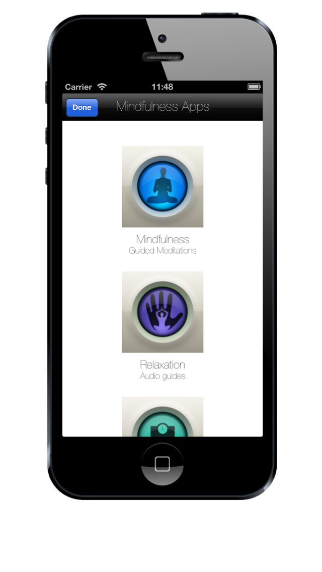 Relaxation App - Guided relaxation techniques using mindfulness and meditation screenshot 1